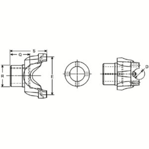 Dana 6.3-4-1071X End Yoke Assembly